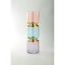 CC Home Furnishings 15.5" Multi-Color Double Gourd Cylindrical Glass Vase